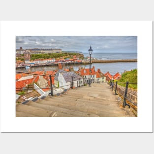 199 Steps From Whitby Abbey Posters and Art